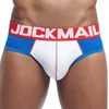 Calzoncillos Deportes clásicos Ropa interior para hombres Calzoncillos boxer de malla transpirable de algodón Color de contraste Tallas grandes Pantalones cortos de natación de cintura baja Uderpants