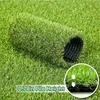 الزهور الزخرفية مصغرة العشب الاصطناعي العشب 7ftx15ft (105 قدم مربع) الاصطناعية لزخارف السجاد في الهواء الطلق ديكور زخرفة نبات الأخضر العشب