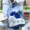 Cat Carriers Crates domy dla kotów torby przewoźnikowe oddychające plecak plecak mały plec