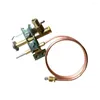 أدوات مجموعة الغاز التجاري قطع الغيار قطع الغيار Fryer Burner Thermocouple Sensor Three Three Flame Head مع زر الضغط على تجميع