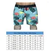 Men's Swimwear Fashion Sport Pants Short Leisure Surf Swimming Wear Quick-drying Printing Summer Beach Suit Polyester Fabrics