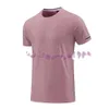 LL-R321 Men Yoga Outfit Gym T shirt Exercise & Fitness Wear Sportwear Trainning Basketball Running Ice Silk Shirts Outdoor Tops Short Sleeve Elastic Breathable
