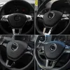 Interiörstillbehör Bilrattskyddsklistermärke för Volkswagen VW Golf 7 GTI MK7 Polo 2014 2024 JETTA MK6