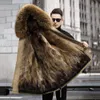 Haining Designer Winter Pie Overcoming Mens Coat Fur Inner Tank Detachable WNOS