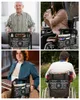 Sacos de armazenamento Bolsa de cadeira de rodas mandala clássica com bolsos tiras reflexivas braço lateral scooter elétrico bolsa de quadro de caminhada