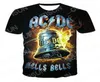 Été AC DC 3D imprimé Rock Roll hommes t-shirt hommes vêtements à manches courtes top t-shirts mâle décontracté impression O cou Gentleman 2205201553466