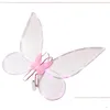 Cadres et moulures illuminent les ailes de fée pour Adts LED papillon pure filles femmes accessoires de costume d'Halloween livraison directe à la maison Ga Dhbvy