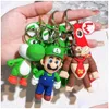 Fashion Cartoon Charms Jewelry Keychain Backpack Car Key Ring Accessories Hanger Keychains Drop Delivery Dhkvx