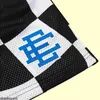 2022 shorts casuais nascar bandeira xadrez impresso malha calças curtas masculino verão ginásio treino respirávelnjx86754931