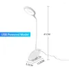 Lampy stołowe Lampa LED Decor Decor Light Touch Clip Study Elastyczne gęsteczkowanie pulpitu USB