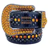 2024 Hommes Femmes BB Simon Ceinture De Luxe Designer Ceinture Rétro Aiguille Boucle Ceintures 20 Couleur Cristal Diamant B i B i multicolore avec strass bling comme cadeau en gros