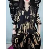 Women's Suit 2023 Summer Casual Korean Loose Print Tops Harem Pants 2 Peice Set Matching Trendy Plus Size Clothing For Women 240122