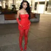 Vrouwen Tweedelige Broek Sexy Kant Skinny Sets Nachtclub Outfit Voor Vrouwen 2024 Zwart Sheer Strapless Crop Top vrouwelijke