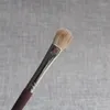 Pinceaux de maquillage N107, brosse professionnelle faite à la main, poils d'écureuil rouge doux, grande ombre à paupières, manche en bois de santal