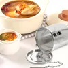 Passoire à soupe d'assaisonnement en acier inoxydable, panier de séparation à mailles fines, infuseur à thé en feuilles mobiles, passoire pour Restaurant à domicile 240119