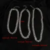 Kubanische Halskette aus Titanstahl, Herren-Halskette, Hip-Hop-Halskette, Pullover-Kette, DIY-Schmuckherstellung