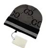 Designer beanie muts herenpet trendy warme muts winter nieuwe gebreide wollen muts luxe gebreide muts W-8