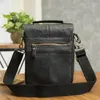 Kaliteli Deri Erkek Tasarım Omuz Messenger Çantası Cowhide Moda Çapraz Beden Çantası 8 Tablet Tote Mochila Satchel 144-B 240130