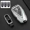 Chave do carro pólos de trekking liga de zinco para Changan UNI-K UNI-T CS35 PLUS CS55 PLUS CS75 PLUS CS85 COUPE Smart Remote Car Key Case Capa Fob Fashion KeychainL2031228