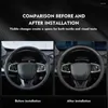 Steering Wheel Covers Car Cover Leather Non-slip Wear-resistant Comfortable Breathable Protector Accessories