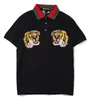 Herren-Stylist-Polohemden, Luxus-Italien-Männerkleidung, kurzärmelig, modisch, lässig, bestickt, Schlangenbiene, Herren-Sommer-Polo-T-Shirt