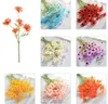 Yapay papatya çiçekleri ipek papatya sahte çiçekler sahte papatyalar bitkiler buket sapları ile yapay beyaz papatya bahçe ev masası centerpieces vazo dekorasyon