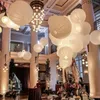 30/40/50/60pcs Mixed 4-14'' White Paper Lanterns Wedding Decoration Japanese Lanterns Hanging Chinese Ball Lampion Party Decor 240127