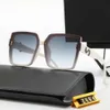 Occhiali da sole di lusso per donna e uomo Logo del designer ysl UV400 Occhiali da guida quadrati resistenti ai raggi UV alla moda con scatola