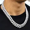 2021 Hot Selling Provence Hip Hop Style Miami Cuban Chain Gold Golverteerde ketting Moissaniet Diamond Cuban Link Chain