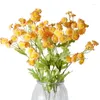 Kwiaty dekoracyjne 53 cm sztuczne 30 Głowa Rumianek Dekoracje salonu małe stokrotki Wedding Wild Chrysanthemums Fake Plant