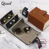 2021 NOUVEAU Multi-Fonction Portable Lunettes Bijoux Organisateur De Stockage En Cuir Multiple Slot Lunettes Lunettes De Soleil Boîte De Rangement Box1287r