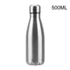 Water Bottles Portable Bottle Stainless Steel Sport Cup 350ML 500ML 750ML 1000ML Outdoor Travel Sports Drink