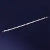 Bracelet de tennis en diamant moissanite brillant de petite taille 4,5 mm pour filles