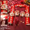Mini Couplets Chinesisches Jahr Dekorationen 2024 Frühlingsfest Drachen Party Ornament Türbehang Chunlian 240119