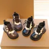 Bottes COZULMA Automne Enfants Filles Élégant Patchwork Ankel Chaussures Hautes Pour Bébé Enfants Respirant Mode Taille 21-30