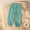 Hosen 1-5Years Kinder Hosen Frühling Herbst Baby Jungen Mädchen Sweapant Koreanischen Stil Lose Kinder Freizeit Kleidung