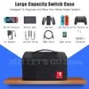 Nintend Switch / OLED Seyahat Taşıma Kılıfı Taşınabilir Depolama Elçisi Nintendo Switch / OLED Konsol Oyun Aksesuarları 240126