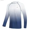 T-shirty męskie T-shirt z długimi rękawami UPF 50+ TASH GUART TEE TEE UV Ochrona przeciwsłoneczna do sportowego wędkowania trening pieszy na zewnątrz T240202