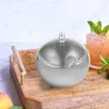 Servis uppsättningar Spice Jar Fruit Bowl med lock Metall Commercial Cream Bowls Rostfritt stål Hemlock