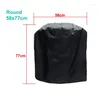 Tools 190T/210D BBQ Cover Anti-Dust Waterproof Weber Heavy Duty Charbroil Grill Rain Protective Barbecue Round Black