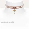 Designer de jóias de luxo VivienenWestwoods Satellite Viviane Westwood Western Empress Dowager Baroque Pearl Necklace Womens Ballet Style Ribbon Stereoscopic Sa