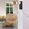 Wandlamp Rotan Weven Schaduw Lichtpunt Geen Lamp Balkon Verlichting (US Plug)