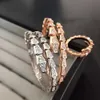 Bulgarilies Bracelet Designer Luxury Fashion Women Original Quality Snake Bone Bracelet Full Diamond And Personalized V-Gold