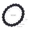 Charm Bracelets 8mm Natural Volcanic Stone Braid Fashion Women Men Couple Gift Lava Essential Oil Couples Bangle