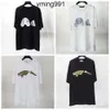 lettre blanche palmangel palma Angels pal Designer de Palm T-shirt marque s t-shirt Vêtements spray Angel court printemps été marée pa hommes et femmes tee top ours tshir