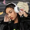 Cell Phone Earphones 40mmearmuff Wireless Wired Dual-Useheadphones Zombies Cat HIFI Active Noise Reduction Bluetooth Headset Sound Insulation YQ240202