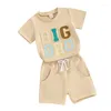 Set di abbigliamento Bambino Neonato Ragazza Vestiti Sorella maggiore Fratello Piccoli abiti coordinati Pantaloncini estivi