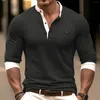 T-shirt da uomo a maniche lunghe con scollo tondo e fondo in tinta unita per uomo Bulk Mod Bod Top