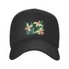 Boll Caps Spring Fiery Daffodils With Ladybugs Baseball Cap Custom For Women Men's