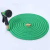 50FT Expandable Garden Watering Hose Flexible Pipe With Spray Nozzle Metal Connector Washing Car Pet Bath Hoses LL